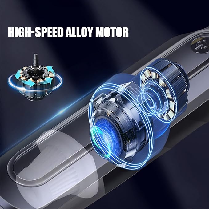 مكنسة يدوية لاسلكية مع فلتر HEPA