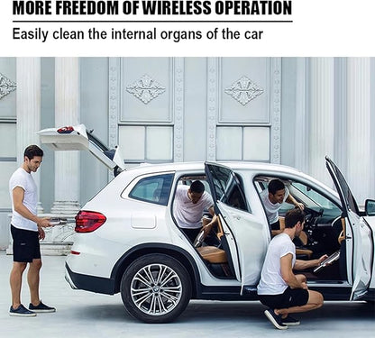 مكنسة يدوية لاسلكية مع فلتر HEPA